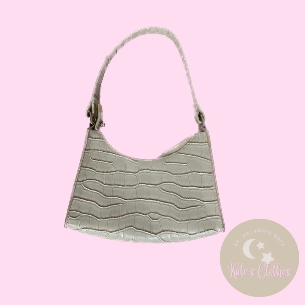 Aesthetic Beige Baguette Bag (COMPLETELY NEW)